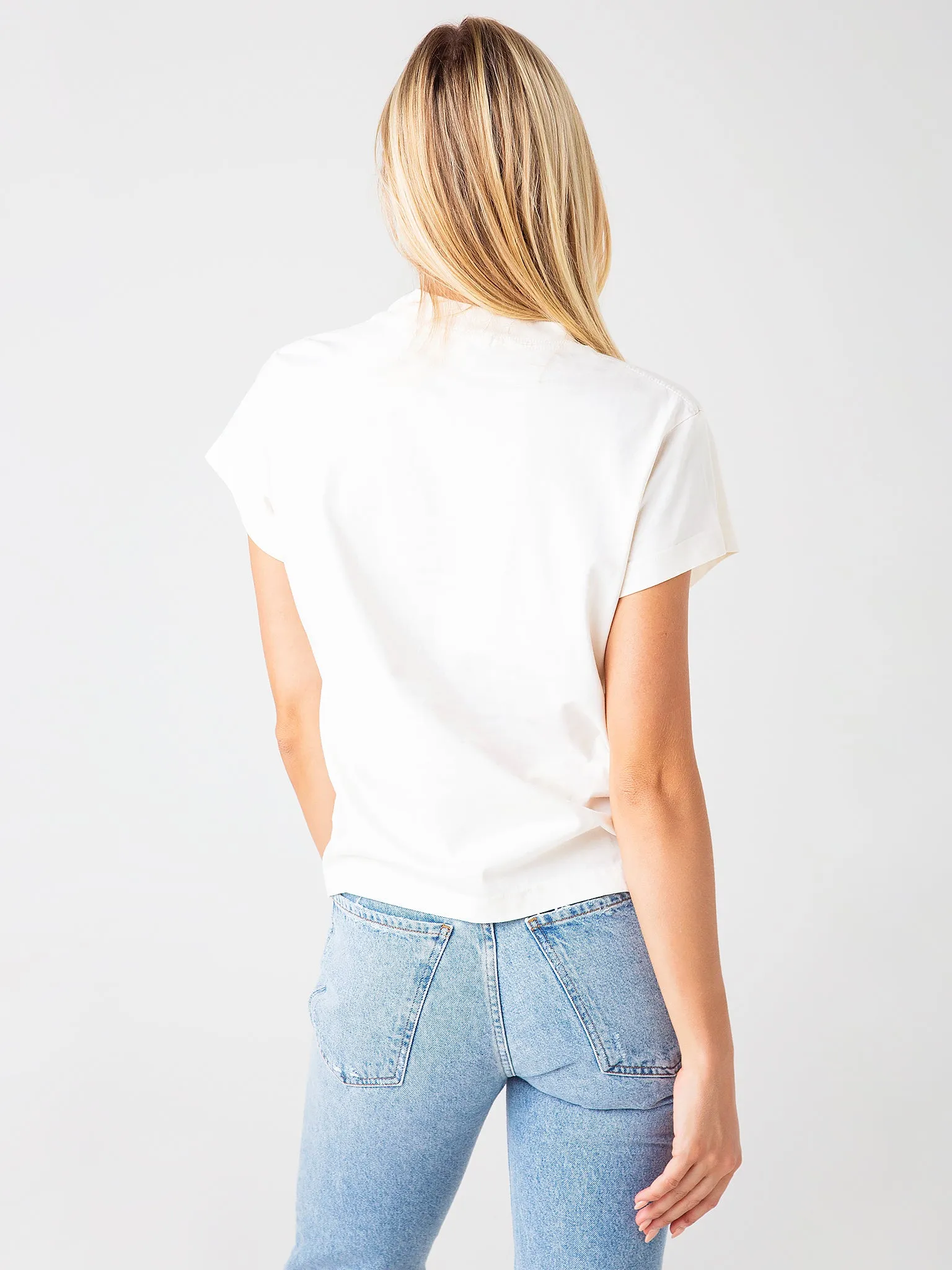 Agolde Women's Anika Cap Sleeve Tee