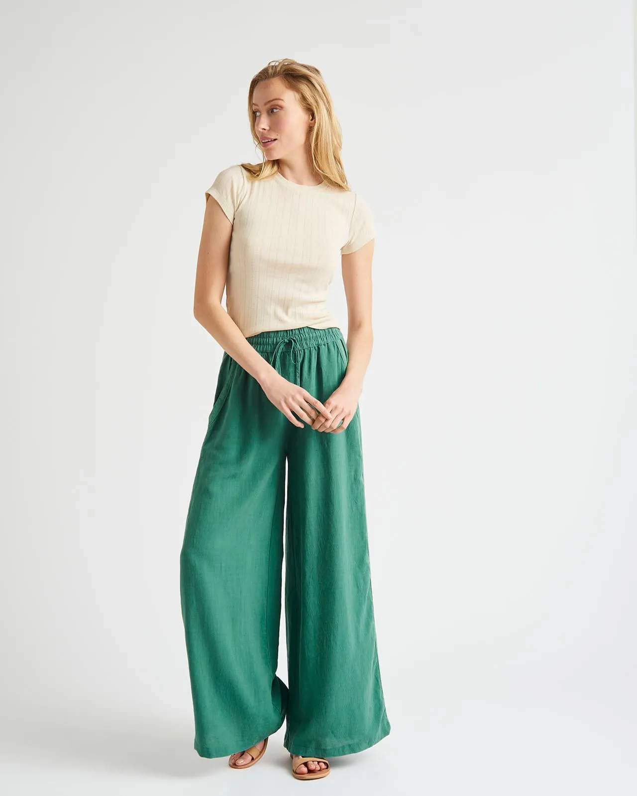 Arlie Pointelle Short Sleeve Tee