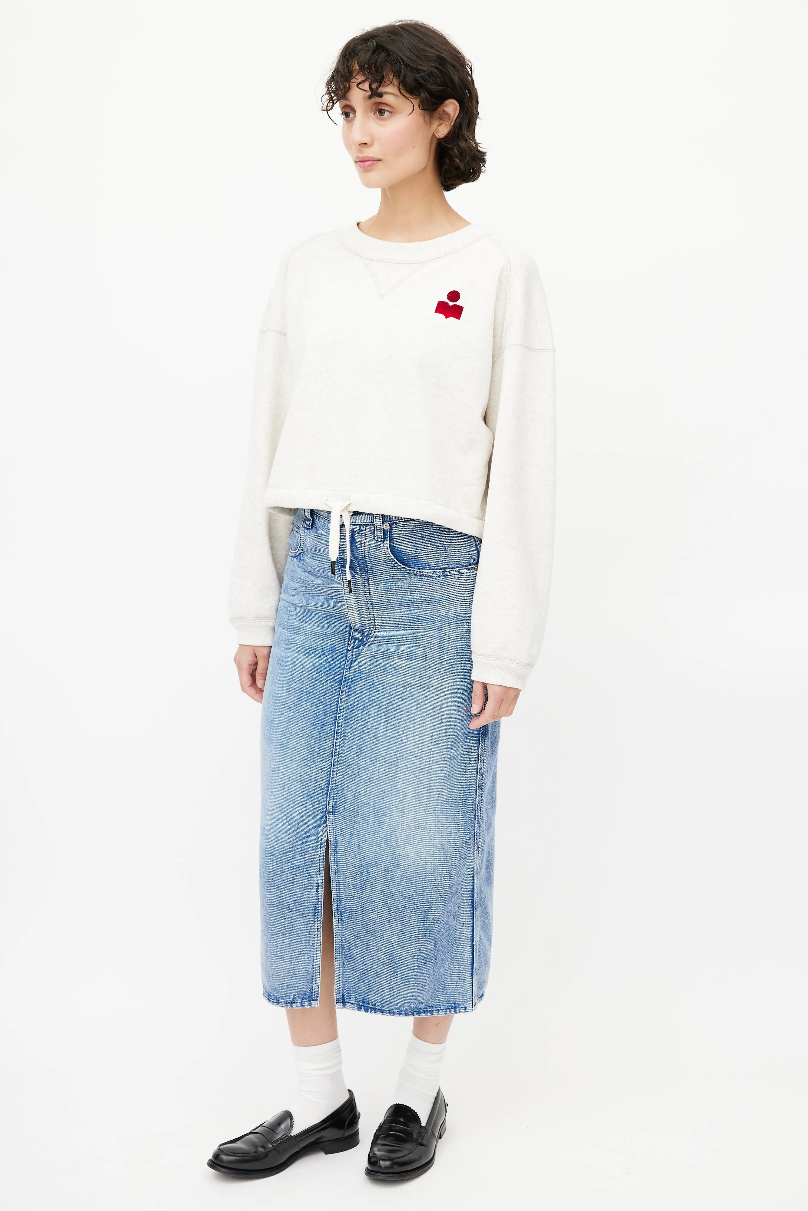 Blue Denim Skirt
