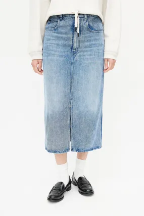 Blue Denim Skirt