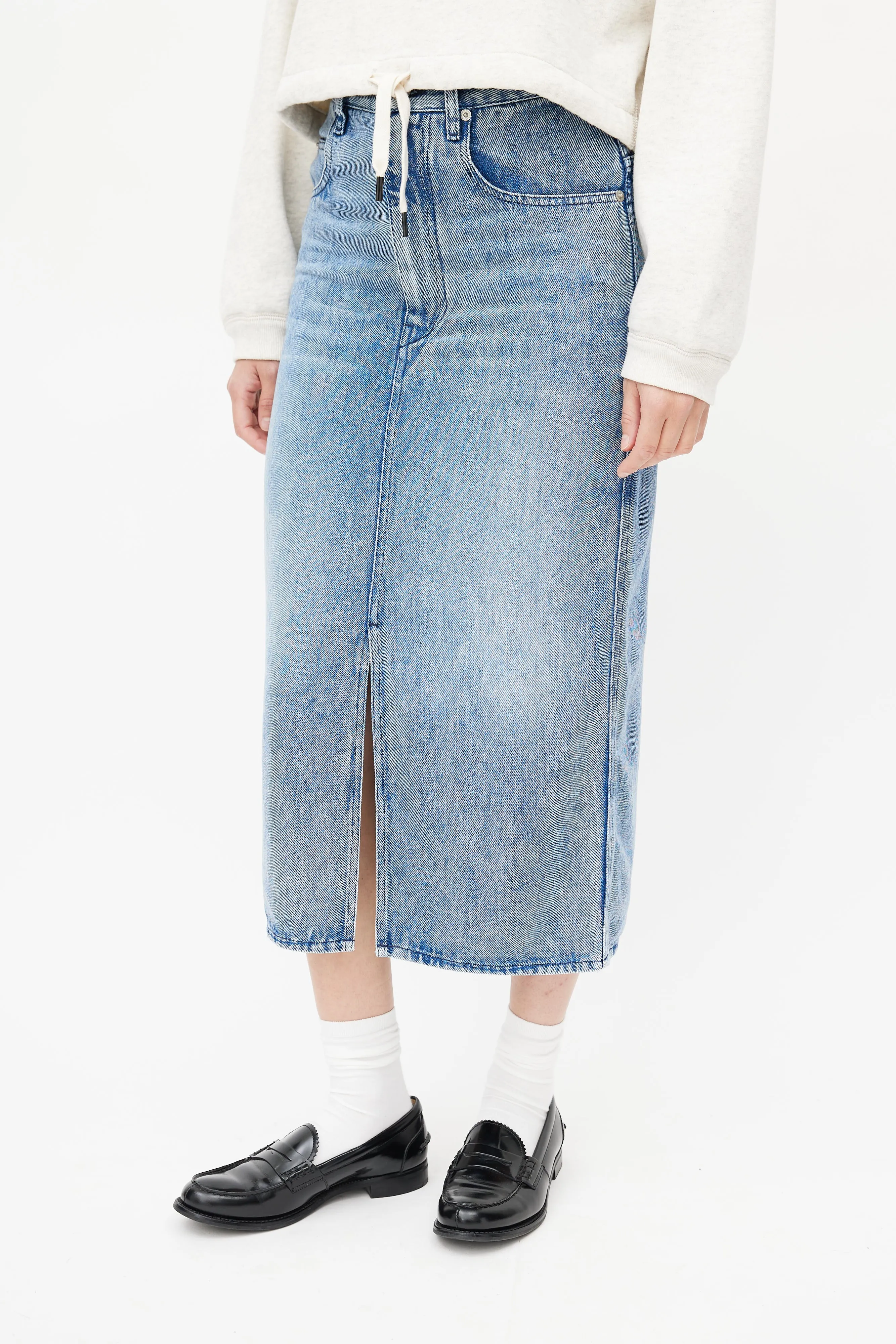 Blue Denim Skirt