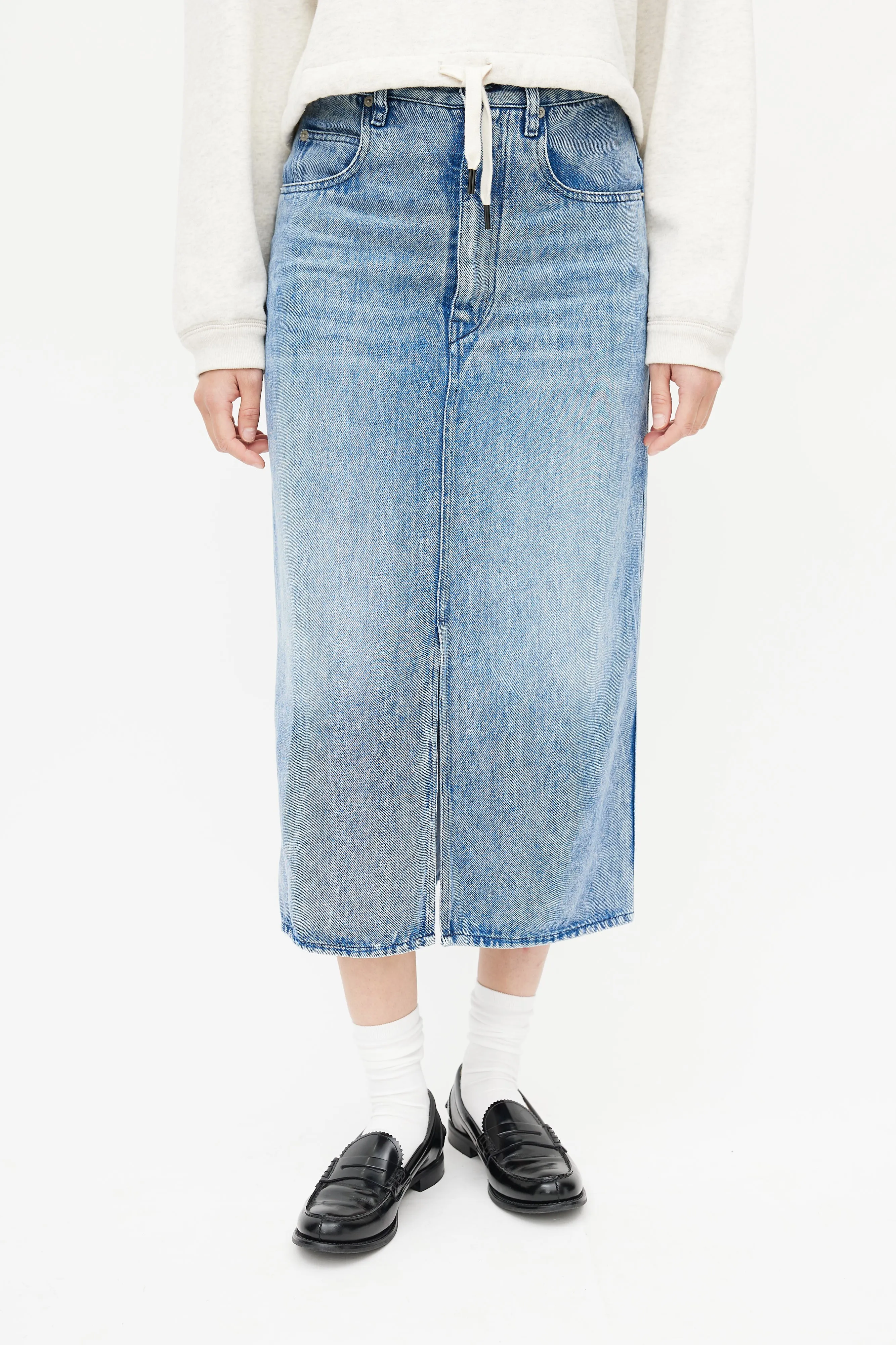 Blue Denim Skirt
