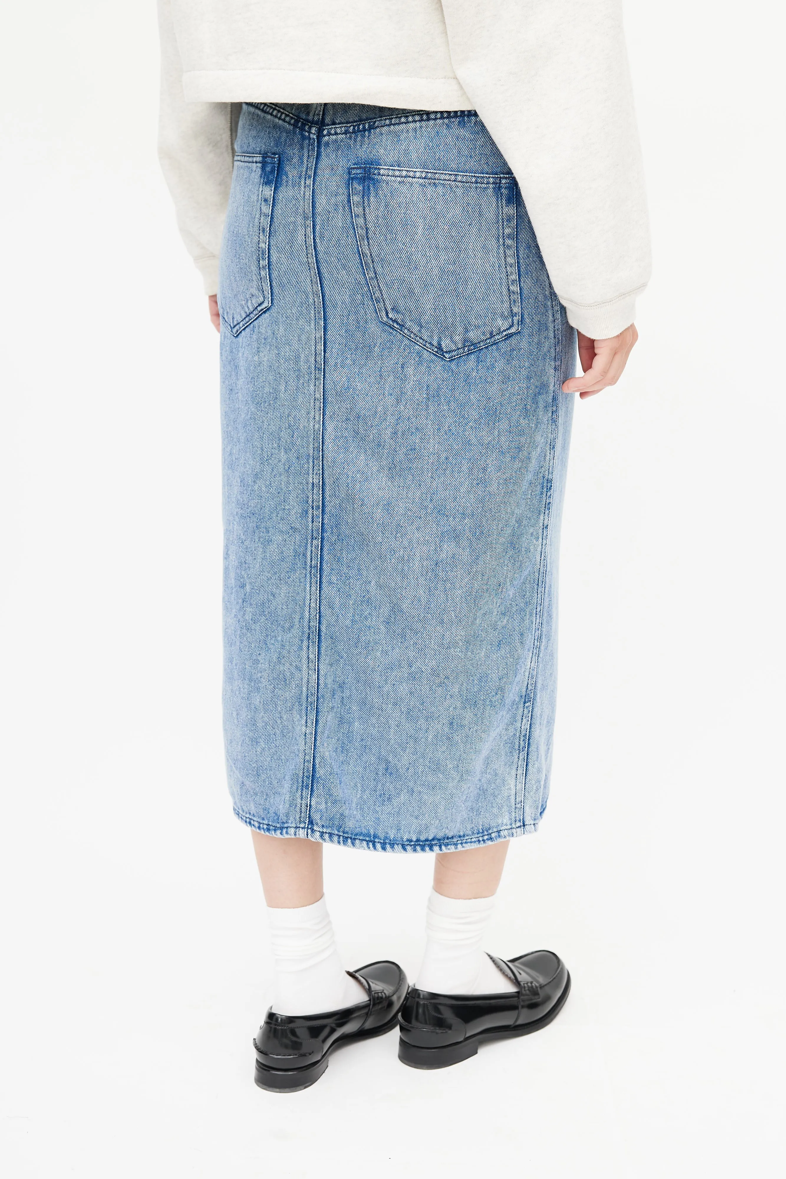Blue Denim Skirt