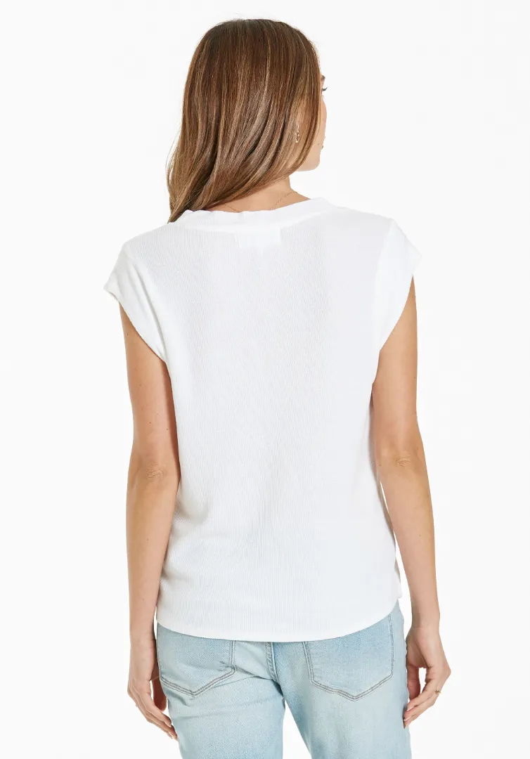 DJ Uri Cap Sleeve Top