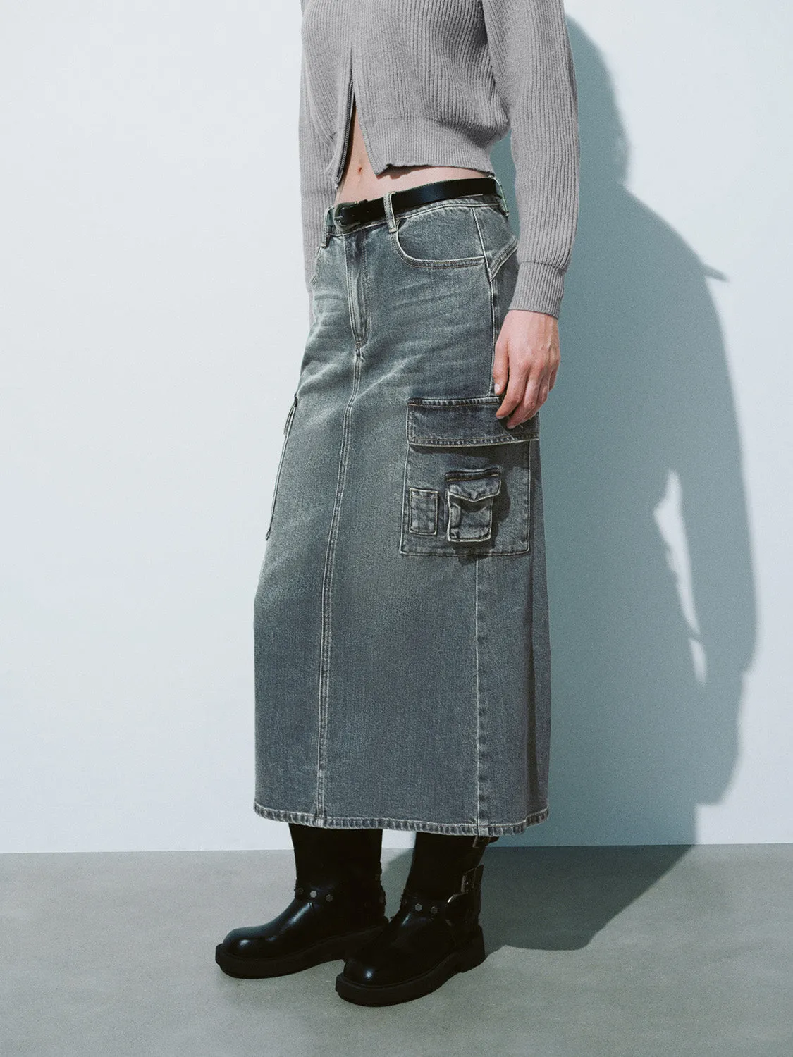 Fishtail Skirts Denim Skirts