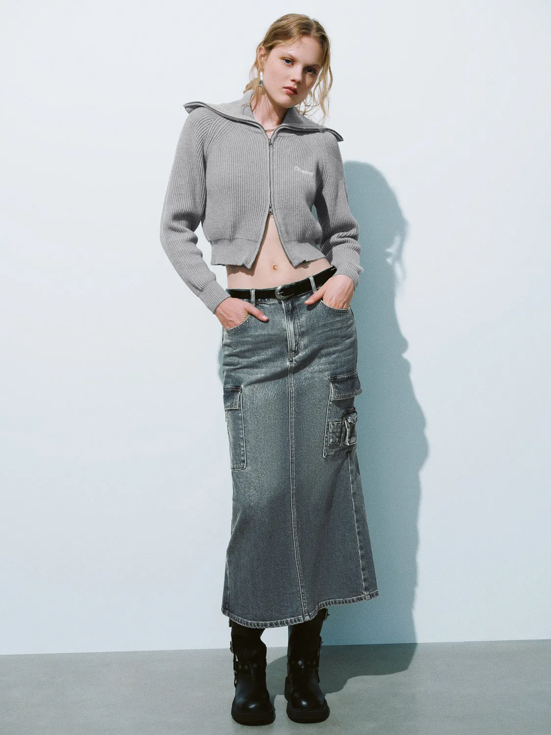 Fishtail Skirts Denim Skirts