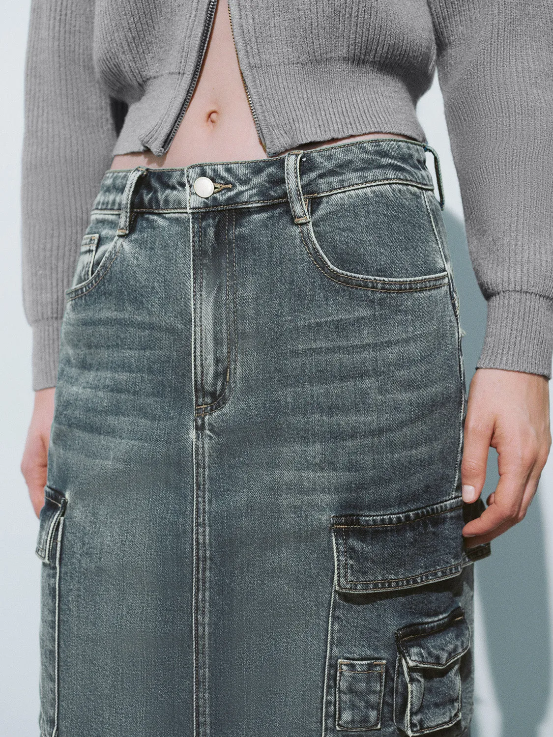 Fishtail Skirts Denim Skirts