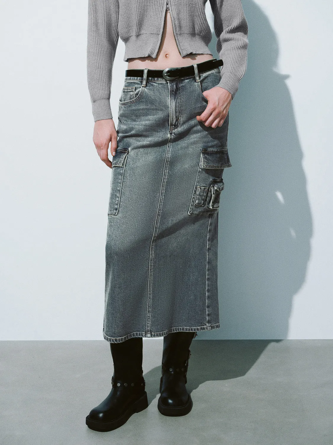 Fishtail Skirts Denim Skirts
