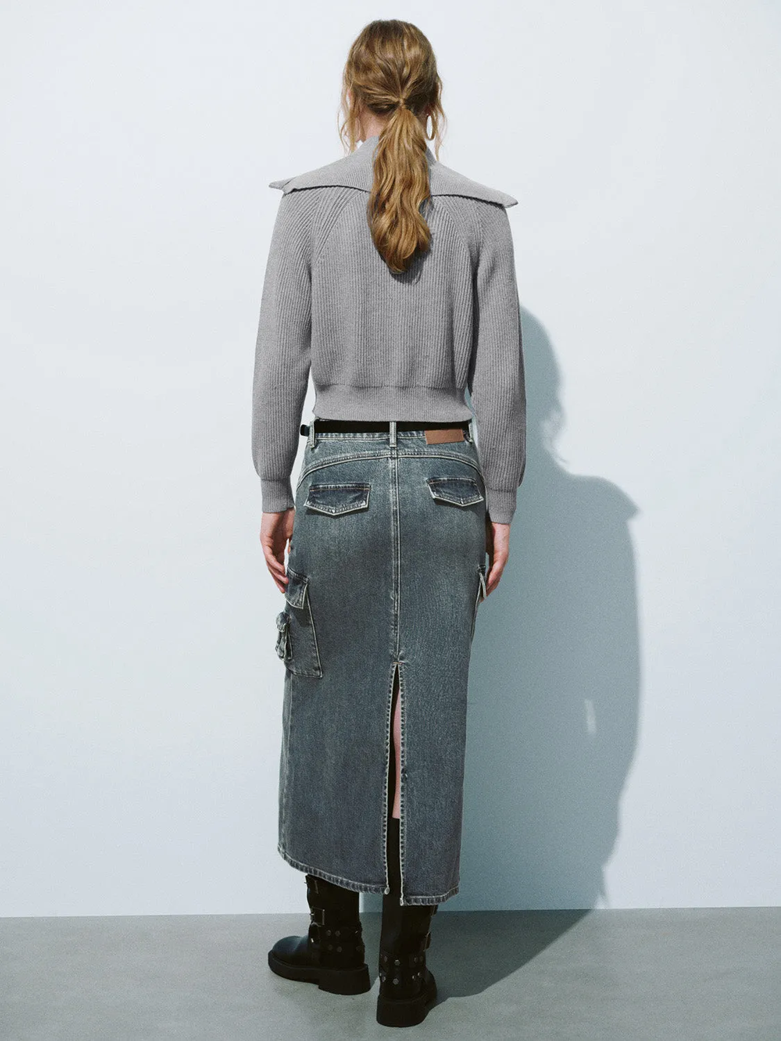 Fishtail Skirts Denim Skirts
