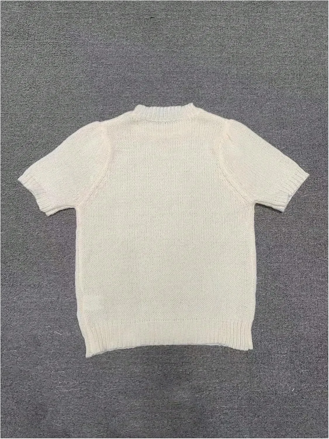 GORGLITTER Women's Puff Short Sleeve Cropped Sweater Tops Cute Chunky Fall Fashion Knit Crop Sweaters 2025