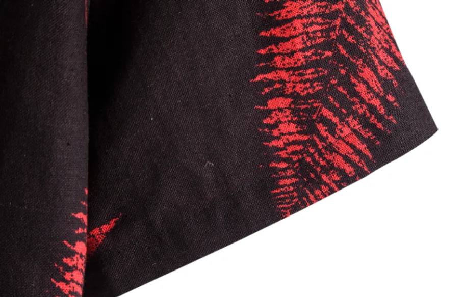 Hawaiian shirts - Black and Red Summer Shirt