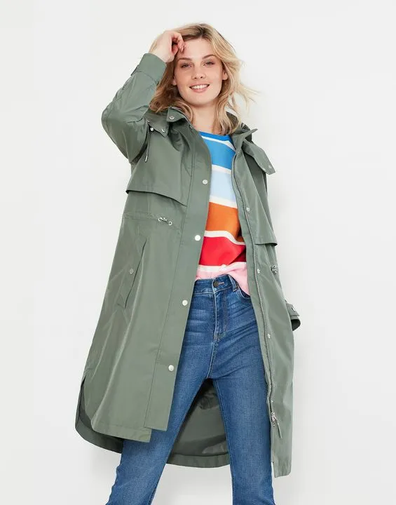 Joules Helmsley Longline Hooded Raincoat