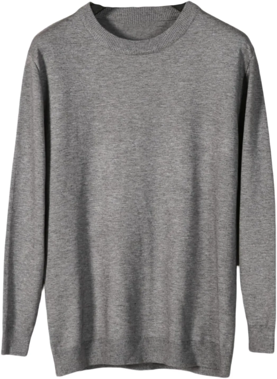 Men's Sweater Pullover,Crew Neck Slim Fitted Long Sleeve Knitted Casual Solid Tops S~2XL