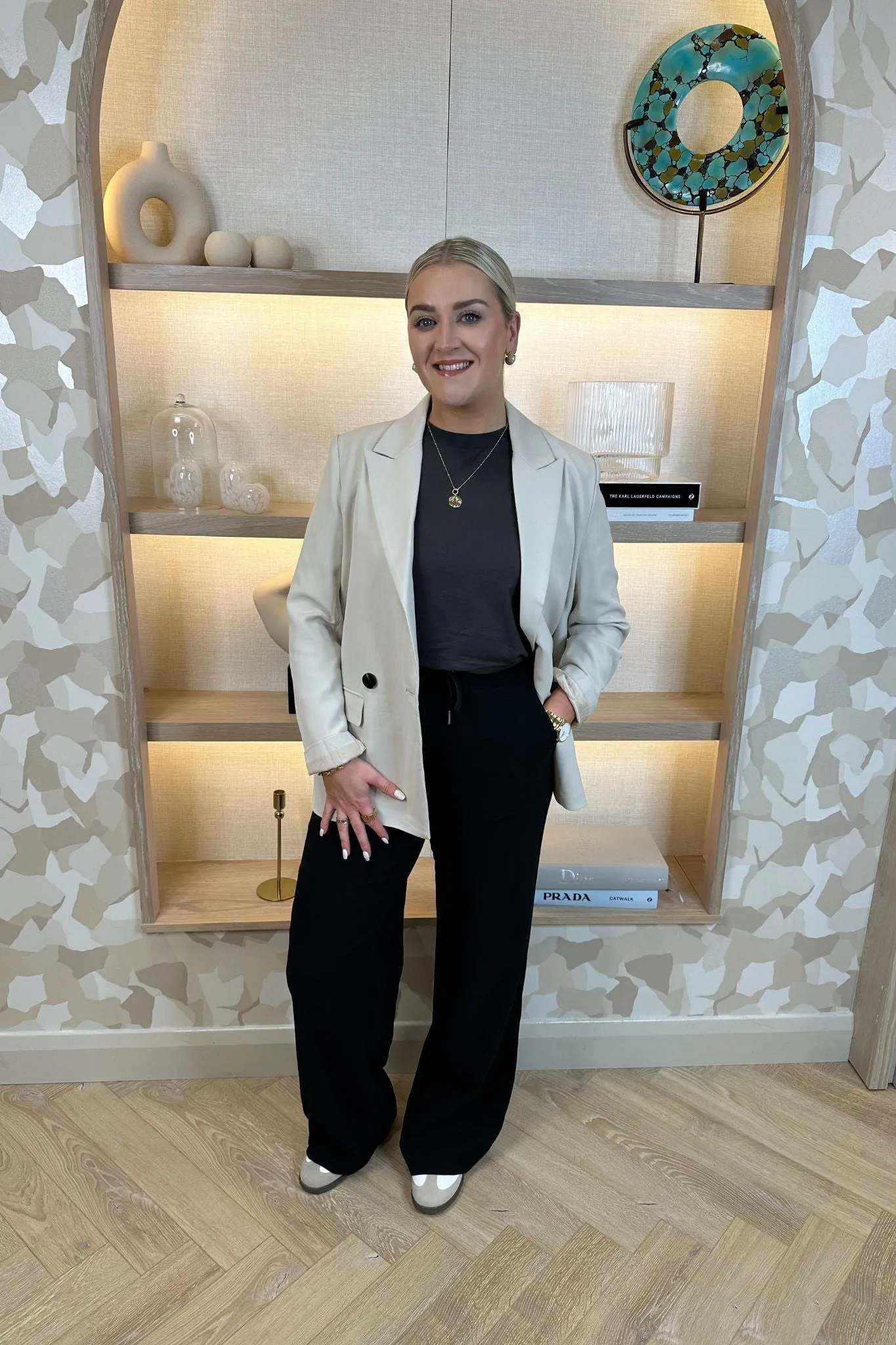Nadia Blazer In Stone