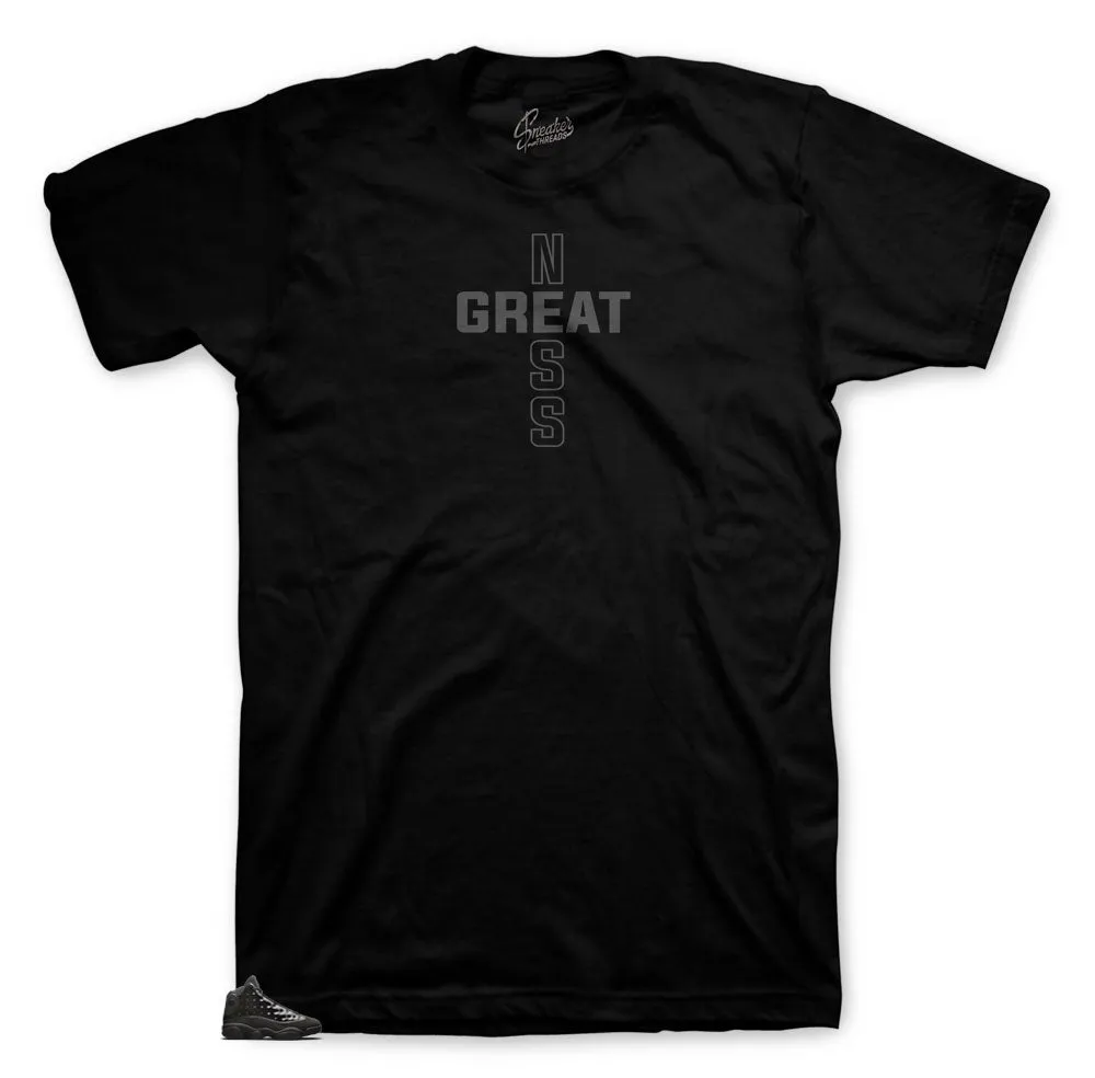 Retro 13 Cap & Gown Greatness Cross Shirt